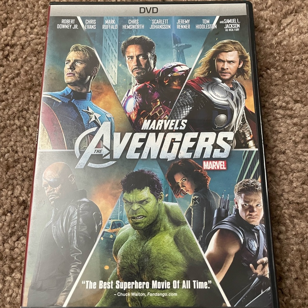 The avengers dvd marvel